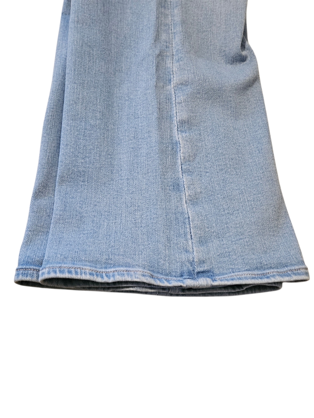 American Eagle Outfitters Light Blue Flare Cargo Jeans Kick Boot Size 12 X-Short - Picture 4 of 8